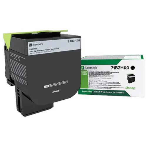 Toner LEXMARK noir 71B2HK0