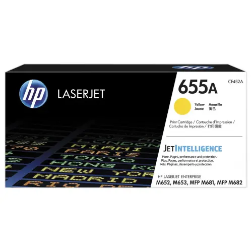 Toner 655A CF452A - Jaune - HP 