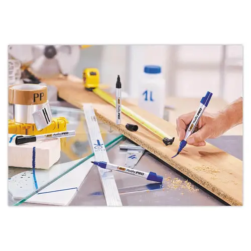 Marqueur permanent Marking Pro - Pointe ogive - noir - BIC