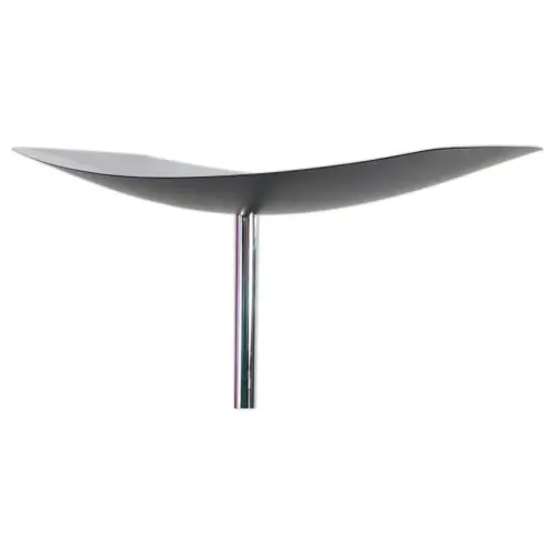 Lampadaire droit LED 30W chromé, avec variateur noir