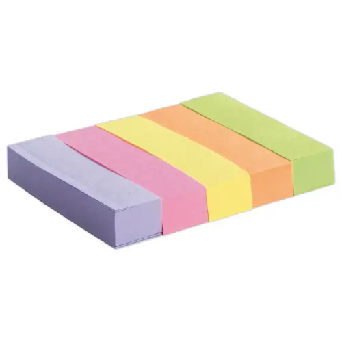 500 Marque-pages en papier - Couleurs n&eacute;on - POST-IT 