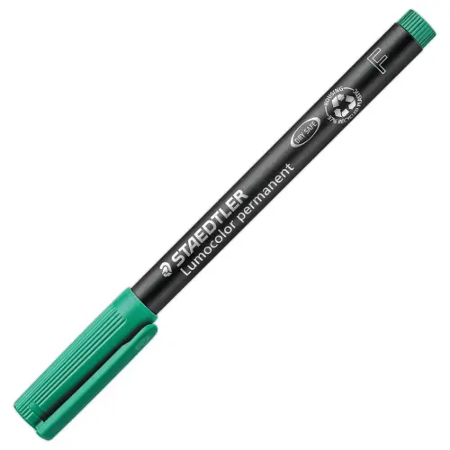 Feutre permanent universel Lumocolor - 0.6 mm - Vert - STAEDTLER