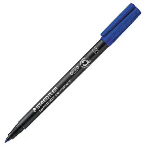 Feutre de rétroprojection permanent Lumocolor - 1mm - Bleu - STAEDTLER