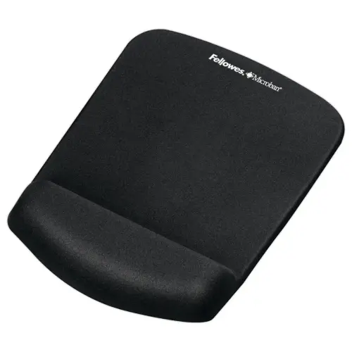 Tapis de souris - Repose poignet PlushTouch - Noir - FELLOWES