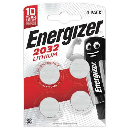 4 Piles lithium CR2032 (3V) Ultimate -  ENERGIZER 