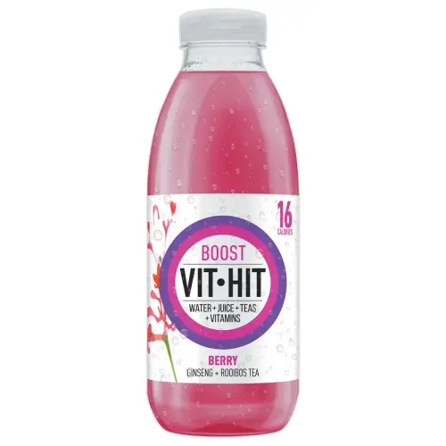 12 Vit Hit Boost Fruits rouge - 50 cl