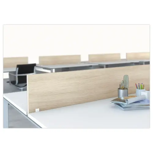 Cloisonnette pour bureau L 160 blanc/blanc