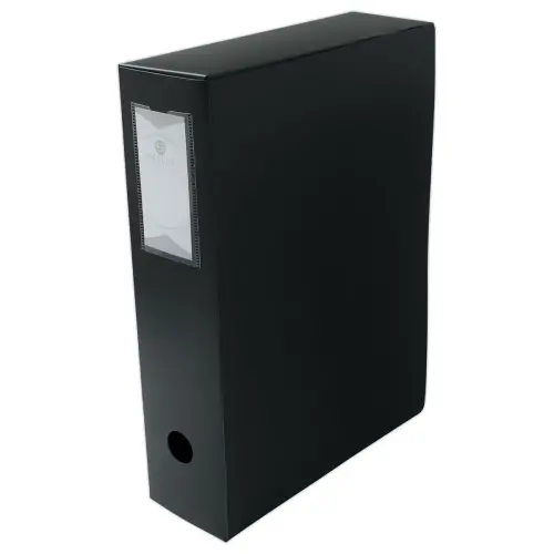Boîte de classement polypropylène - Dos 8 cm - noir - FIDUCIAL
