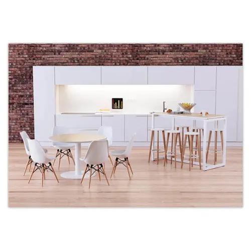 2 Chaises DOGEWOOD pied hêtre assise blanche montées