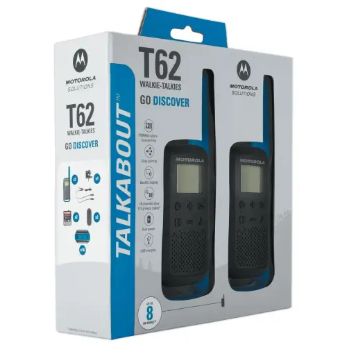 2 Talkies-walkies T62 - MOTOROLA - avec écran