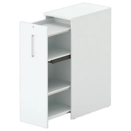 Armoire Orga tower ouverture à gauche H1300 gris