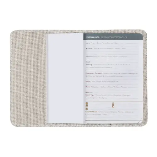 Agenda semainier AFFAIRES COLOR ML Ella - 10x15 cm - Beige - Décembre à décembre - QUO VADIS