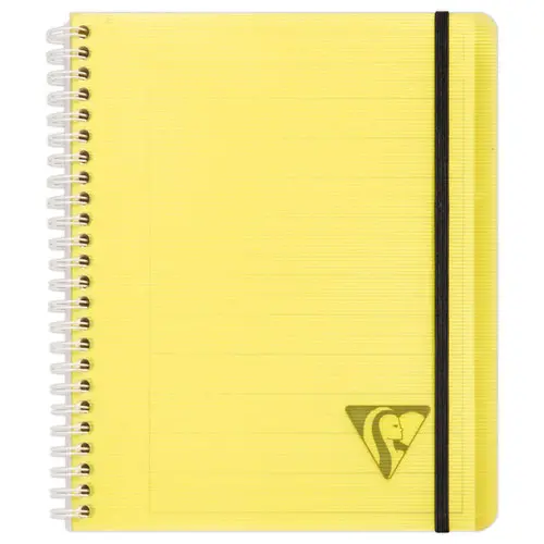 Cahier spirale A5+ Proactiv'Book - Ligné - CLAIREFONTAINE