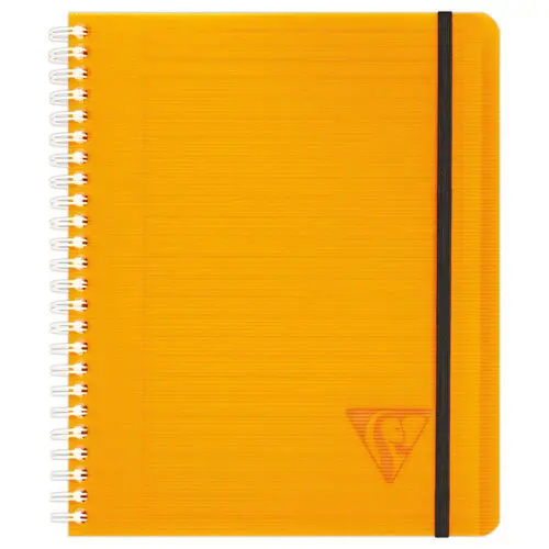 Cahier spirale A5+ Proactiv'Book - Ligné - CLAIREFONTAINE