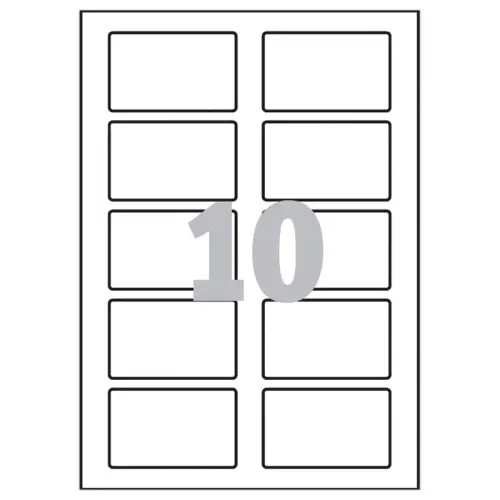 150 Badges adhésifs personnalisables - 8 x 5 cm - AVERY