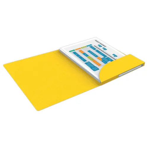 10 Chemises - Alpina - Carte lustrée - Jaune - OXFORD