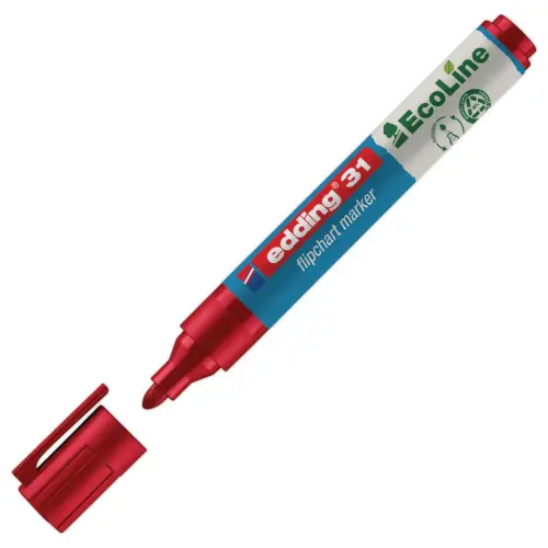 Marqueur pour chevalets Ecoline - E31 - rouge - Edding