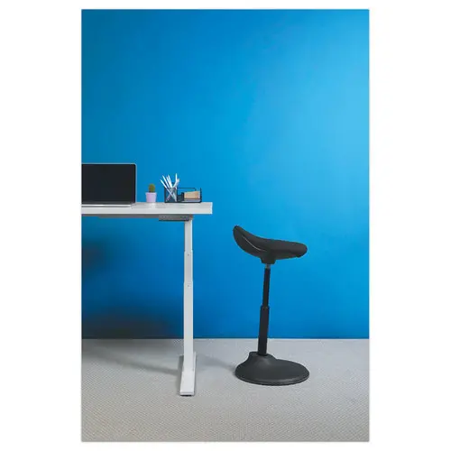 Tabouret ergonomique à bascule Flexy monté - Noir
