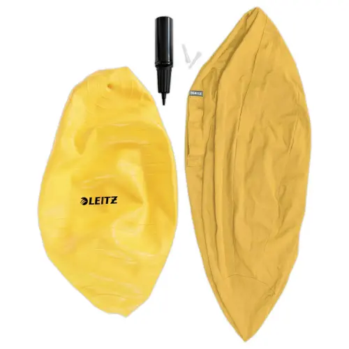 Ballon assise ergonomique Ergo Cosy Active - &Oslash;  65 cm - Jaune - Leitz 