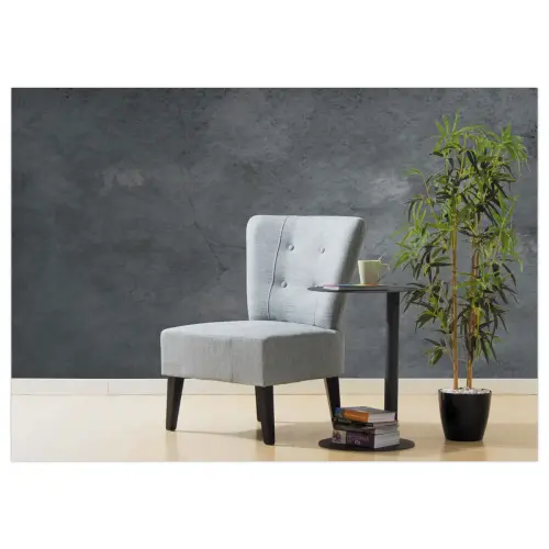 Table d'appoint ronde EasyDesk - Gris anthracite - Montée - PAPERFLOW