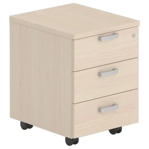 Caisson mobile 3 tiroirs - Acacia clair