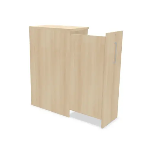 Tour de rangement ouverture à gauche H1300 acacia clair
