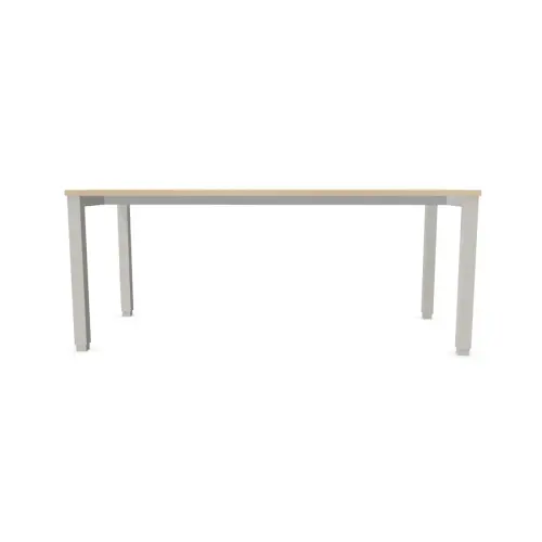 Bureau BRUXELLES 180 x 80 acacia - pieds aluminium