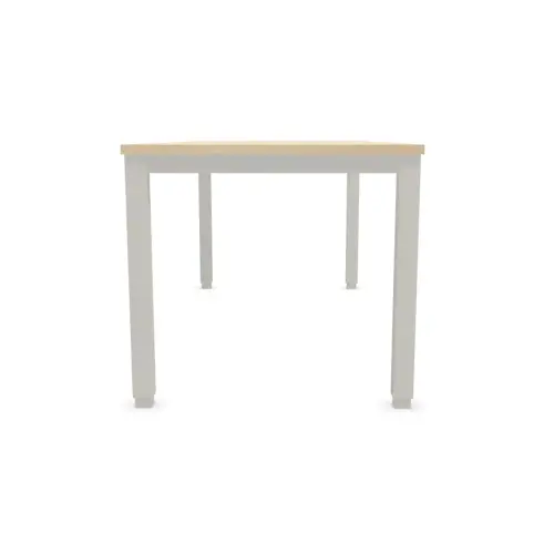Bureau BRUXELLES 180 x 80 acacia - pieds aluminium