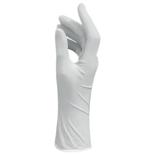 100 Gants en latex naturel non poudrés - Taille 8/M - Effet seconde peau