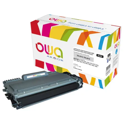 Toner éq. BROTHER TN-2210, TN-2010 - Noir - OWA