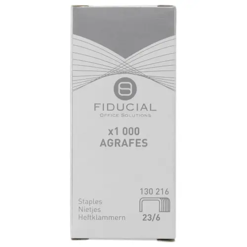 1000 Agrafes 23/6 pour agrafeuses grande capacit&eacute; 