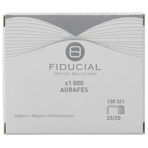 1000 Agrafes pour agrafeuse grande capacit&eacute; &ndash; 23/20 