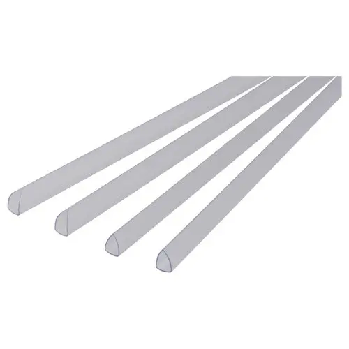 25 Baguettes à relier - 6 mm - Cristal - Pavo