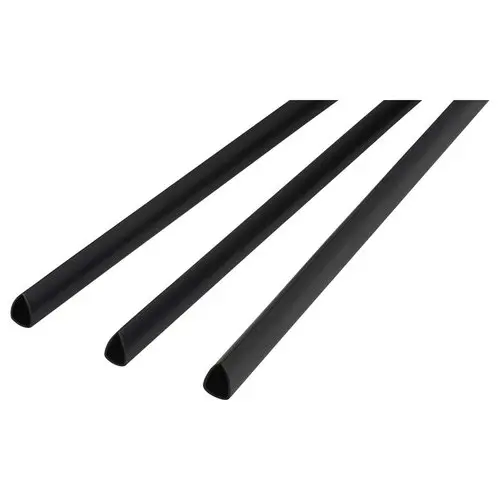 25 Baguettes à relier - 6 mm - Noir - Pavo