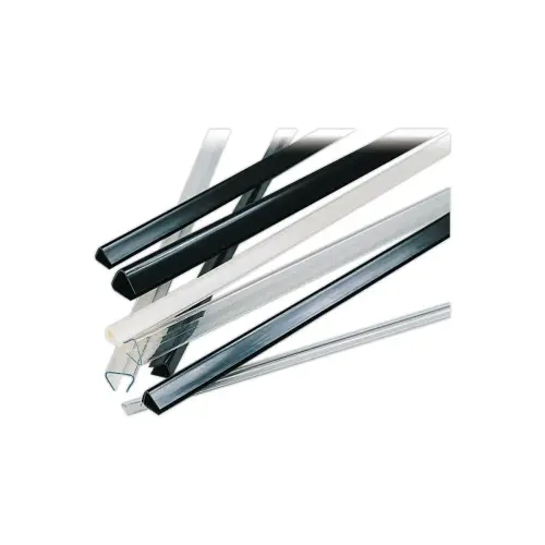 25 Baguettes à relier - 6 mm - Noir - Pavo