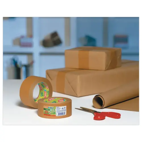 Ruban adhésif Kraft tesa® rouleau de 50 mm x 50 m marron