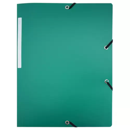 Chemise 3 rabats à élastiques en polypropylène - vert - ACCESS