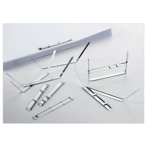 50 Attaches d'archivage métalliques