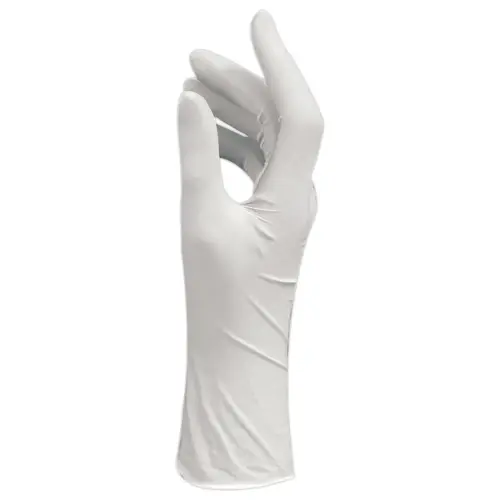 100 Gants en latex naturel non poudr&eacute;s - Taille 7/S - Effet seconde peau 