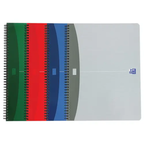 Cahier spirale Essentials - 24x32 cm - sey&egrave;s 180 pages - OXFORD 