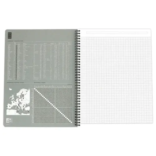 Cahier spirale Essentials - 24x32 cm - sey&egrave;s 180 pages - OXFORD 