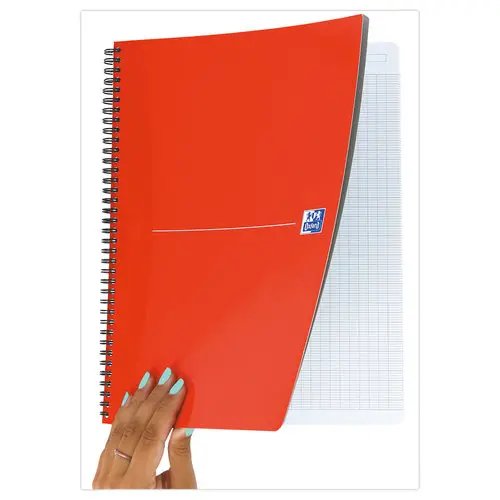 Cahier spirale Essentials - 24x32 cm - sey&egrave;s 180 pages - OXFORD 