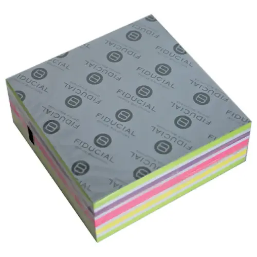 Bloc cube 320 feuilles - 76x76mm - Couleurs vives - FIDUCIAL OFFICE SOLUTIONS 