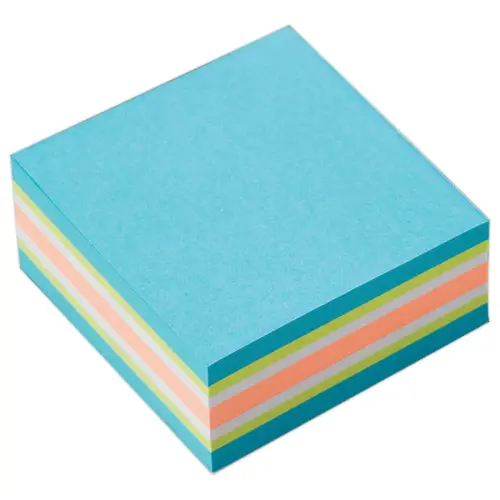 Mini-bloc cube FIDUCIAL 51x51 mm coloris assortis 250 feuilles