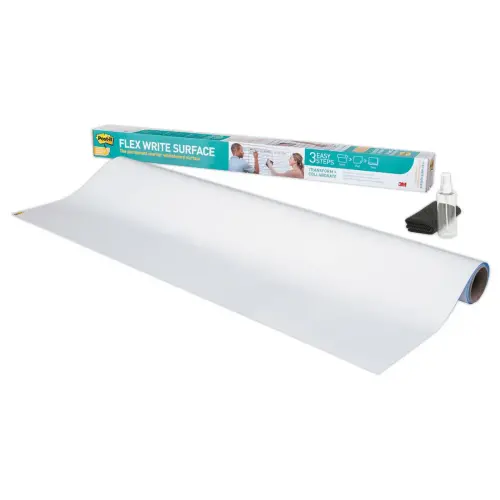 Tableau blanc adh&eacute;sif souple en rouleaux FlexWrite H 60,9 x L 91,4 cm 