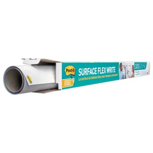 Tableau blanc adh&eacute;sif souple en rouleaux FlexWrite H 60,9 x L 91,4 cm 
