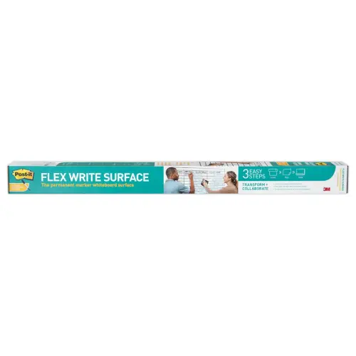 Tableau blanc adh&eacute;sif souple en rouleaux FlexWrite H 60,9 x L 91,4 cm 