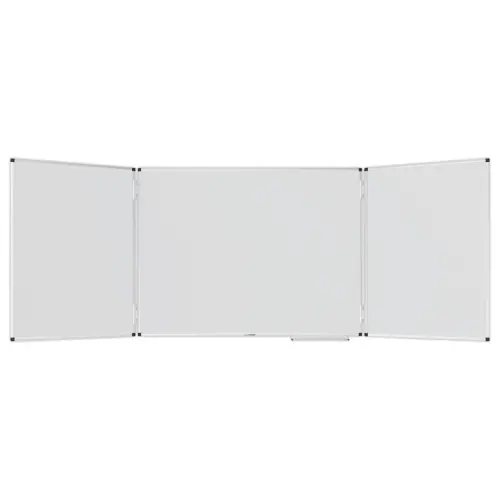 Tableau blanc triptyque UNITE PLUS - Surface émaillée - 90 x 120 cm - Legamaster