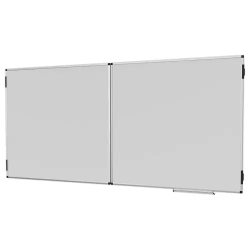 Tableau blanc triptyque UNITE PLUS - Surface émaillée - 90 x 120 cm - Legamaster