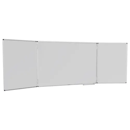 Tableau blanc triptyque UNITE PLUS - Surface émaillée - 90 x 120 cm - Legamaster